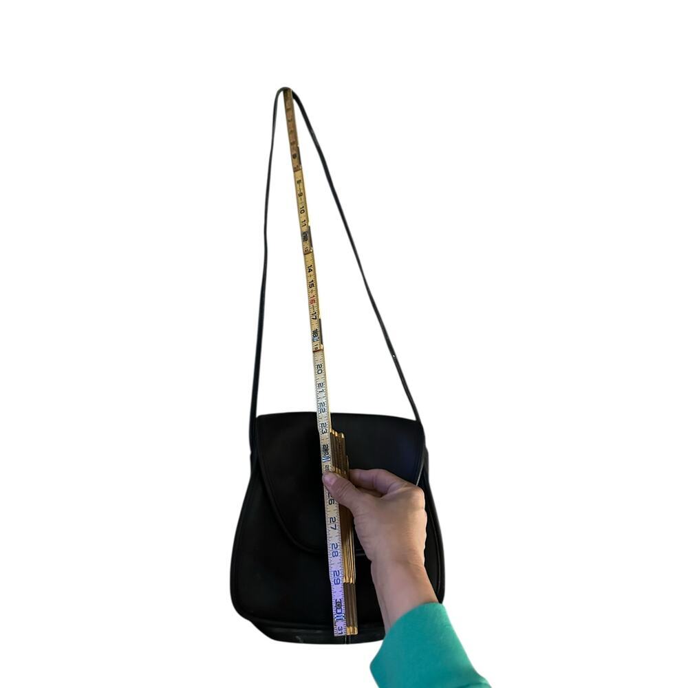 Vintage Coach Women's Black Leather Lindsay Crossbody Bag - Picture 3 of 9